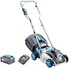 RB 40V 15" Brushless Cordless Lawn Mower 2-in-1 Battery Lawnmower 5 Cutting Heights Adjustment, 4.0 Ah Battery and Charger Included